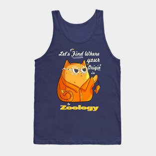 Zoology Let's Find Where Your origin is Tank Top